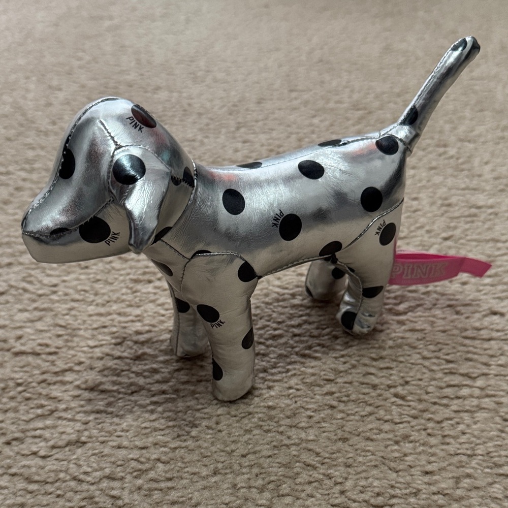 Victoria's secret metallic collectible PINK dog